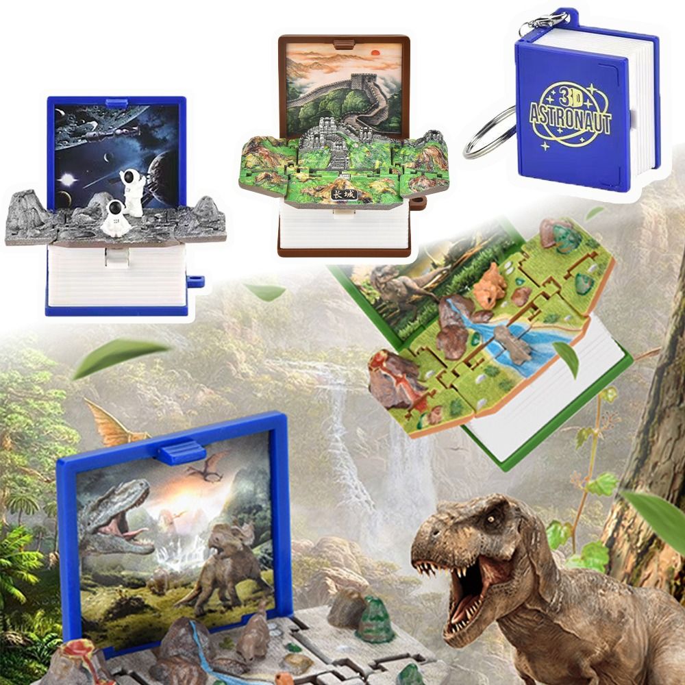 Gaming Console Keychain - LLavero de libro plegable de juego