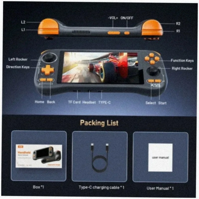 Consola de Juegos Portátil KIN - Gaming Console Under 5000 reseña y precio