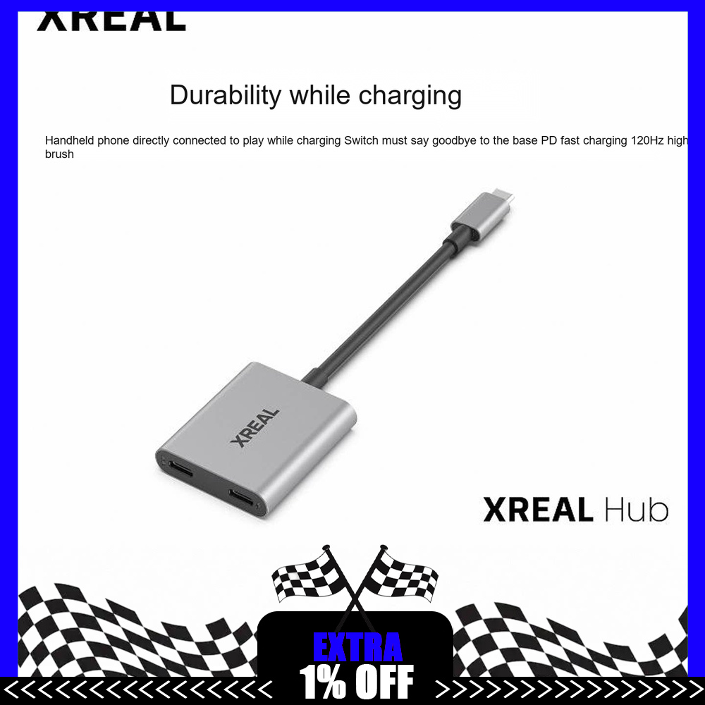 Adaptador USB-C XREAL Hub para - Gaming Console Rog Ally reseña y precio