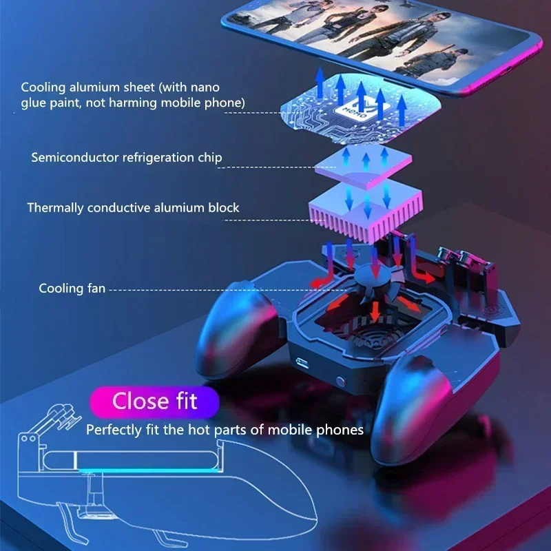 MEMO DL88 ventilador enfriador - Gaming Console For Phone reseña y precio